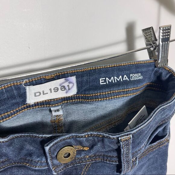 DL 1961 Emma Power Legging Smart Tencel Denim Skinny Jeans Women's Size 26 - Picture 9 of 12